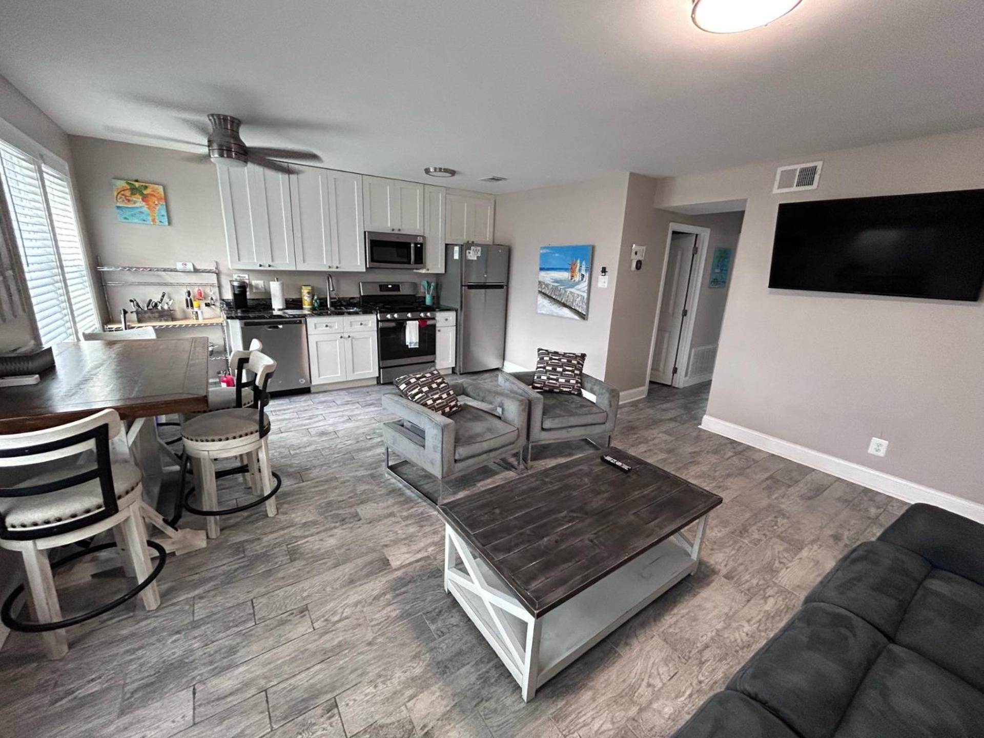 Beach Block Parking Modern Decor Porch Brigantine Dış mekan fotoğraf